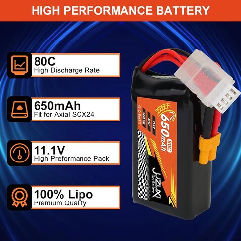 11.1V Lipo Battery 650mAh 3S 80c بطارية البوليمر الليثيوم القابلة لإعادة الشحن مع موصل XH-4P و XT30 متوافق مع نماذج FPV Racing Drone RC Car RC Boat Quadcopter Airpter RC in Saudi Arabia