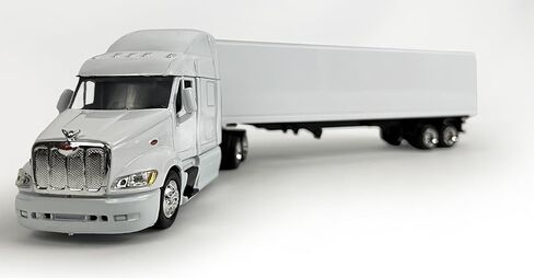 Shop72 Toys, Personalize Diecast Trucks as Gifts for Truckers Friends or Employees with Your Logo, Toy Truck with Trailer, Replica Peterbilt Model 387, 1:43 Scale, Long Hauler in Saudi Arabia