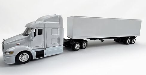 Shop72 Toys, Personalize Diecast Trucks as Gifts for Truckers Friends or Employees with Your Logo, Toy Truck with Trailer, Replica Peterbilt Model 387, 1:43 Scale, Long Hauler in Saudi Arabia