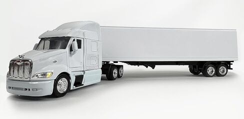 Shop72 Toys, Personalize Diecast Trucks as Gifts for Truckers Friends or Employees with Your Logo, Toy Truck with Trailer, Replica Peterbilt Model 387, 1:43 Scale, Long Hauler in Saudi Arabia