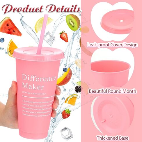 Marspark 20 Sets Difference Maker Gifts for Women Men, Employee Appreciation Gifts Bulk Inspirational Thank You Cup Motivational Spiral Notebooks with Pen for Team Teacher Boss Coworker (Retro Color) in Saudi Arabia