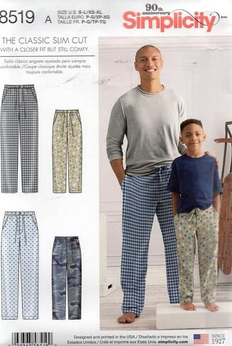 Simplicity Creative Patterns Sewing Pattern Sleepwear, A (S-L/X-Small-X-Large) in Saudi Arabia