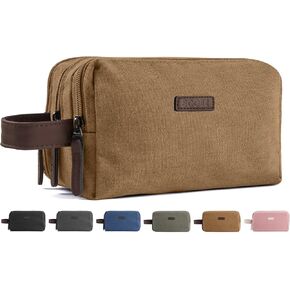 Sooez Large Pencil Case Pouch, Extra Big Pencil Pouch Pencil Bag with PU Handle & Zipper, Sturdy Pen Case with 3 Compartments, Aesthetic School College Supplies Organizer for Men Women Boys, Green