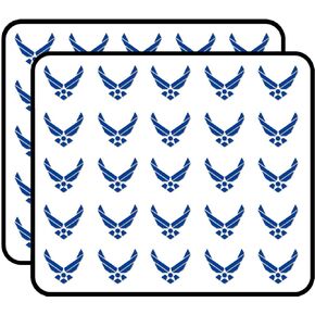 AIR Force Blue Wings Logo (no Background) - Window USAF Sticker for Scrapbooking, Calendars, Arts, Kids DIY Crafts, Album, Bullet Journals 50 Pack
