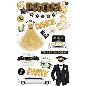 Paper House Productions Stickers Dimensional (3 Pack), 3 Piece