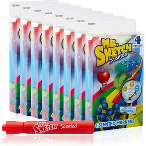 Mr. Sketch Fiddle Sticks Scented Markers, 216-pack, Assorted Colors (3618)