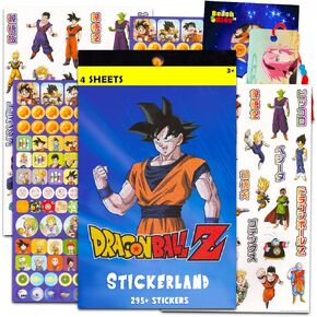 Dragon Ball Z Stickers Pack - Bundle with 295+ Deluxe Dragon Ball Z Stickers Featuring Goku, Gohan, Vegeta, Piccolo, More | Dragon Ball Z Gifts