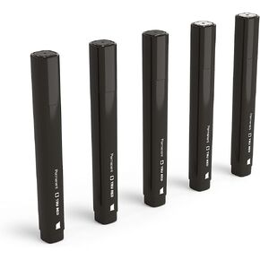 TRU RED Staples Tank Permanent Markers, Chisel Tip, Black, 15/Carton (TR54523-CCVS)