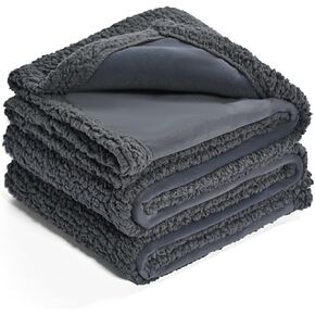 Amazon Basics Dog Blanket and Couch Protector, Washable and Durable, 57x40 Inches, Gray