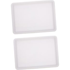 NUOBESTY 2pcs Multi Functional Plastic Water Painting Trays Painting Supply and School Pigment Mixing Tray for Arts Crafts and Creative Projects