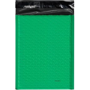 ValueMailers VM - #0 6x10 Self-Seal Poly Bubble Mailer, GREEN, 6.25" x 9 1/4" (250)