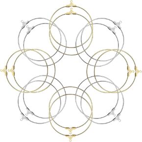 40pcs Beading Hoop Earring Round Beading Hoop Open Beading Hoop for Jewelry Making DIY Beading Hoop Earrings Craft Beading Earring Component Accessories Circle Beading Earrings (K Gold, White K)