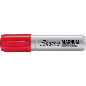 Sharpie Magnum Permanent Marker, Red - Pack of 12