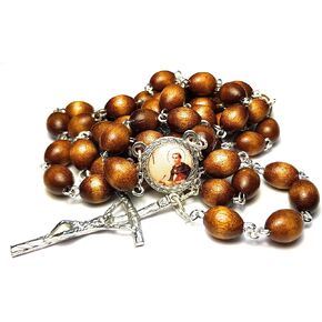 مسبحة بقايا الدرجة الثالثة القديس توما الأكويني العواصف الأكاديمية ضد البرق؛ بائعو الكتب في إيطاليا الأكاديميات الكاثوليكية المدارس الجامعات توماس أكينو establecimientos educativos católicos (خشبي) in Kuwait