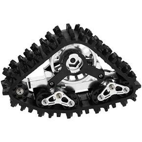 2X 1:10 RC Crawlers Tires Track Wheels Mobile Conversion Snow