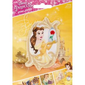 Simplicity Disney Princess Belle in Mirror Applique, 10.34 x 14.22 x 0.23 cm, Multi-Colour