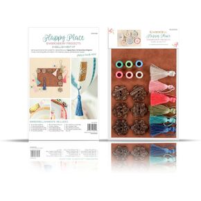 Kimberbell Mug Rugs Vol. 6 Embellishment Kit - Embellishments for Crafting Kit, 7pcs Set w. Velvet, Bows and Embroidery Leather, Embroidery Supplies, Quilting Embellishments