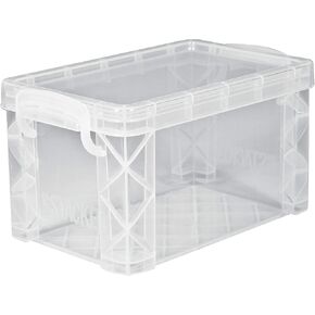 4 Set Super Stacker 3" x 5" Index Card Box 40307, Clear Advantus Corp.- Office