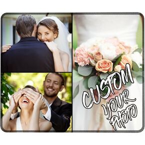 Personalized Mousepads with Photo Collage Custom Mouse pad Picture Text Office Accessories for Desk Perfect
