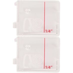 2Pcs Transparent Bobbin Cover Plate for Sewing Machine Replacement 6800C 6700c 6600c 7640 C7250 C7220 CE677