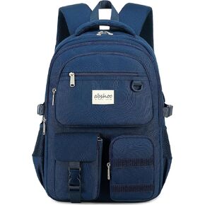 abshoo Large Heavy Duty Backpack For School College Bookbag Casual Multi Pocket Travel Backpacks