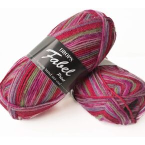 Fabel - Mulitple colours Garnstudio DROPS Knitting 4ply Sock Yarn (904 Lavender)