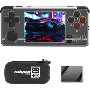 Miyoo A30 Game Game Console 2.8 بوصة 640*480 IPS شاشة 2600mah متوافقة مع WiFi Multiplyer Case Plate Ray