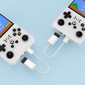 Retro Game Console WIFI Wireless Receiver - Dual Adapter for Multiplayer Gaming, Compatible with R36S/R36MAX/R36PRO, Plug & Play, Linux System Support, OTG Port, Wireless Controller Adapter (2)
