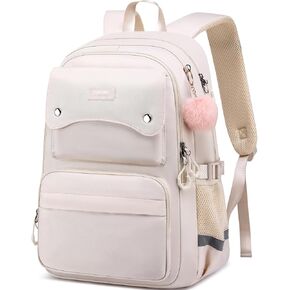 Girls Backpack for School - Lightweight Travel Laptop Backpack Fits 15.6 Inch Notebook, Water Bottle Pocket - Ideal for Teens, College Students, Adults