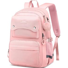 Girls Backpack for School - Lightweight Travel Laptop Backpack Fits 15.6 Inch Notebook, Water Bottle Pocket - Ideal for Teens, College Students, Adults in Kuwait