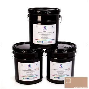 Coloredepoxies 10005 Black Epoxy Resin Coating Made with Beautiful and Vibrant Pigments, 100% Solids, for Garage Floors, Basements, Concrete and Plywood. 3 Quart Kit