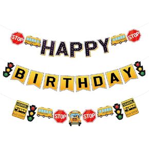 Hooqict Ocean Birthday Party Decorations Shark Happy Birthday Banner Garland Sea Ocean Party Banner for Kids Boys Under The Sea Animal Themed Party Decorations