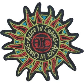 C&D Visionary Alice in Chains Sun Patch, Green, Red