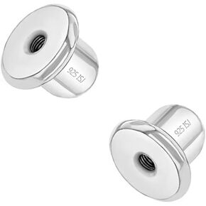 Replacement Pair (2) 925 Sterling Silver Earring Screw Backs Only Fits In Season Jewelry Products
