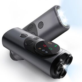 Mtmult Ultrasonic Dog Bark Deterrent - Dog Bark Deterrent Devices, Barking Deterrent Devices, Bark No More Training Aid, LED Flashlight & HD Display (Anti Barking - Grey P9)