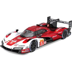 Bburago - Porsche 963 - New for 2024: Discover The Racing Metallic Replica, with Detailed Interior, Opening Doors and Hood, offering an Authentic 1:24th Scale Experience
