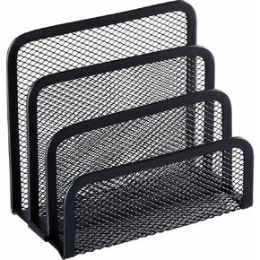 Lorell 84153 Vertical Sorter, 5-5/8-Inch x3-1/8-Inch x5-1/4-Inch , Black Mesh