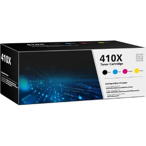 410A Toner Cartridges Color Laser Jet Pro M452 MFP M477 M377 series Compatible for HP 410A 410X Toner Cartridges 4 Pack for HP410A for Color Pro M452dw M452nw MFP M477fdw M477fnw M452dn M377dw M477fdn