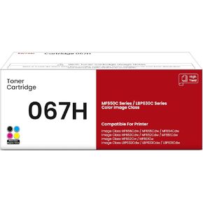 067H Toner Cartridge Set 067 Mf656Cdw Mf652Cdw High Yield Compatible for Canon 067H Toner Cartridge Set for Canon Color imageCLASS Mf656Cdw Mf654Cdw LBP632Cdw MF650C Mf653Cdw LBP630C Printer 4 Pack
