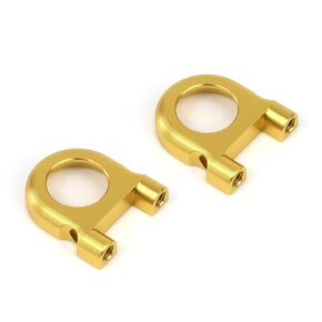 TREAL Aluminum 7075 Differential Bearing Carriers Retainer Caps for Vanquish H10 Axles(Black)