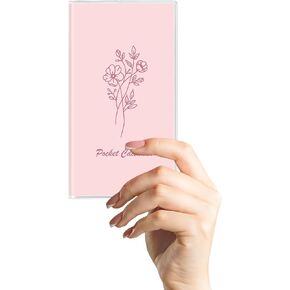 Pocket Calendar 2025-2027, Pocket Planner 2026-3.7" x 6.7" - Runs from July 2025 Until December 2027, Monthly Planner 2025-2027 with PVC Cover for Planning, Pink