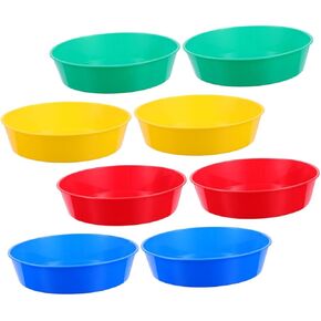 NUOBESTY 8pcs Plastic Paint Mixing Trays for Artists Convenient Paint Mixers for Watercolor and Painting Essential Painting Tool for and Crafts