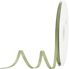 MEEDEE Spring Moss Satin Ribbon 1/4 Inch Olive Green Double Face Satin 100 Yards Spool Holiday Thin Fabric Ribbon for Gift Wrapping, Baby Shower, Wedding, DIY Crafts, Hair, Ornaments