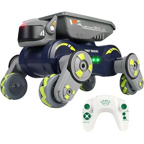 Remote Control Car for Kids,Robot Dog Toys for Boyrs and Girls Rechargeable RC Car Kids Toys with Light Music Spray,Swing arms,8+ Teens Brithday Gift