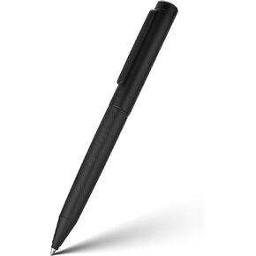 Matte Black Forest Gel Pen, Exquisite Surface Texture Design, Black Ink Refill, Fancy Gift Set for Men & Women, Retractable, Business Signature, Executive, Unique, Office, Nice Designer Pens