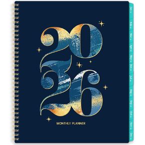 2026 Monthly Planner - 2026 Monthly Calendar Planner from January 2026-December 2026, 8.5''x11'', 12 Months with Tabs, Large Daily Blocks, Inner Pocket