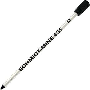 Schmidt 635 D1 Mine Ballpoint Refill - Black Ink Medium Point 0.7mm