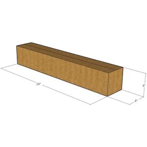 24 "× 4" × 4 "مربعات مموجة 32 ECT (حزمة من 5-24 × 4 × 4) | صناديق نقل الجودة. كبيرة لصناديق الشحن للأعمال أو المكتب أو المنزل.