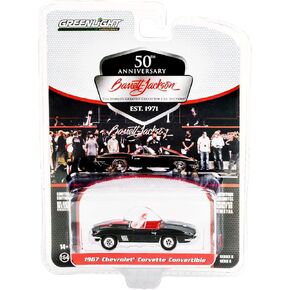 1967 Chevy Corvette Convertible Black (Lot #1367) Barrett Jackson Scottsdale Edition Series 8 1/64 Diecast Model Car by Greenlight 37240 A