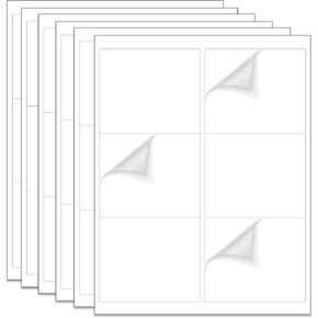 AIMI Shipping Labels 30 Sheets, Printable White Sticker Paper, Laser/Inkjet Printing Mailing Label- Matte (3-1/3" x 4" | 180 Labels)